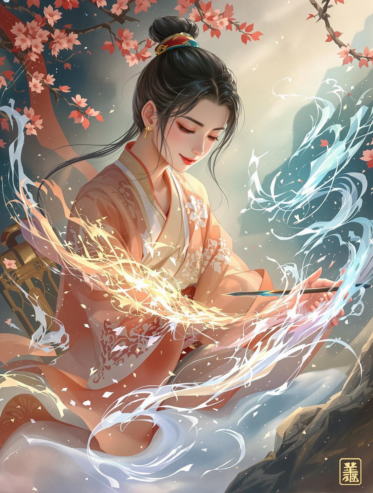 漫画蛙精选古风番剧《画灵渡》- 以墨为舟，渡你入画