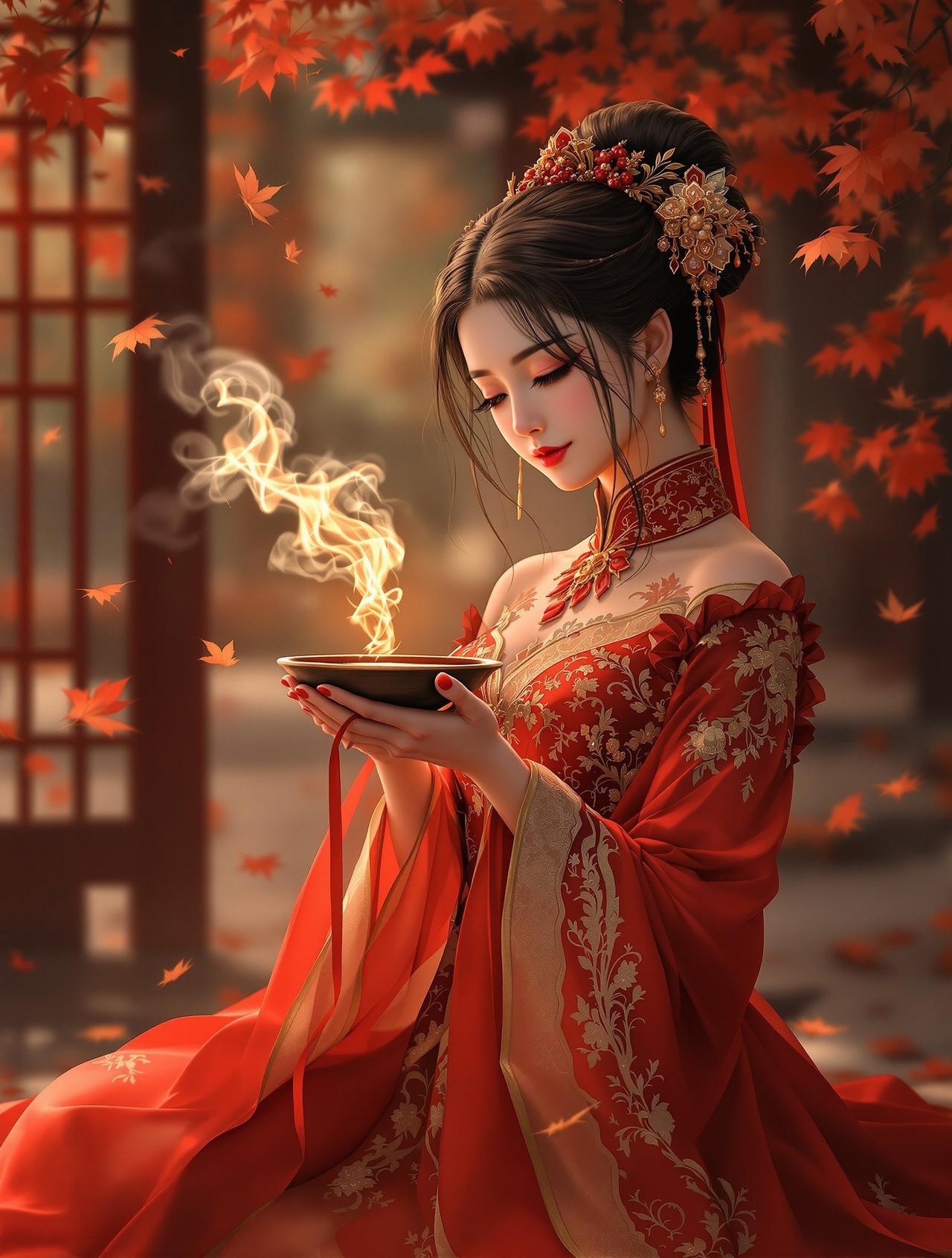 漫画蛙精选古风番剧《残香烬》- 一缕残香，燃尽三生痴念